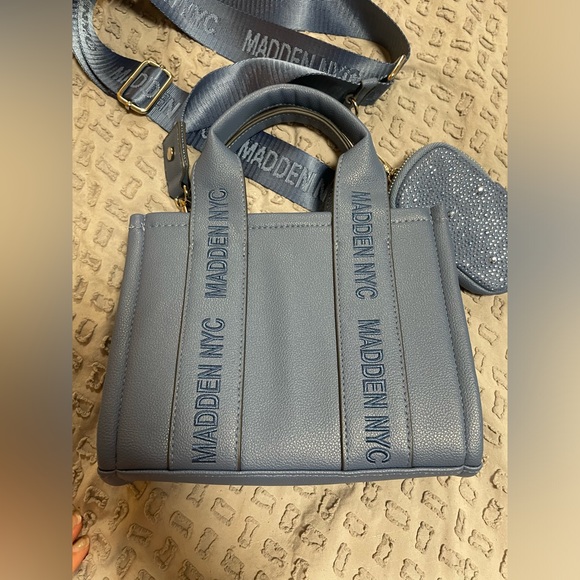 Madden NYC Blue Mini Bag with Pouch - Picture 4 of 4